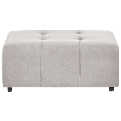Element Modular Ottoman Footstool Light Grey With Black Legs