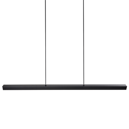 Pendant Lamp Black Aluminium With Remote LED Light