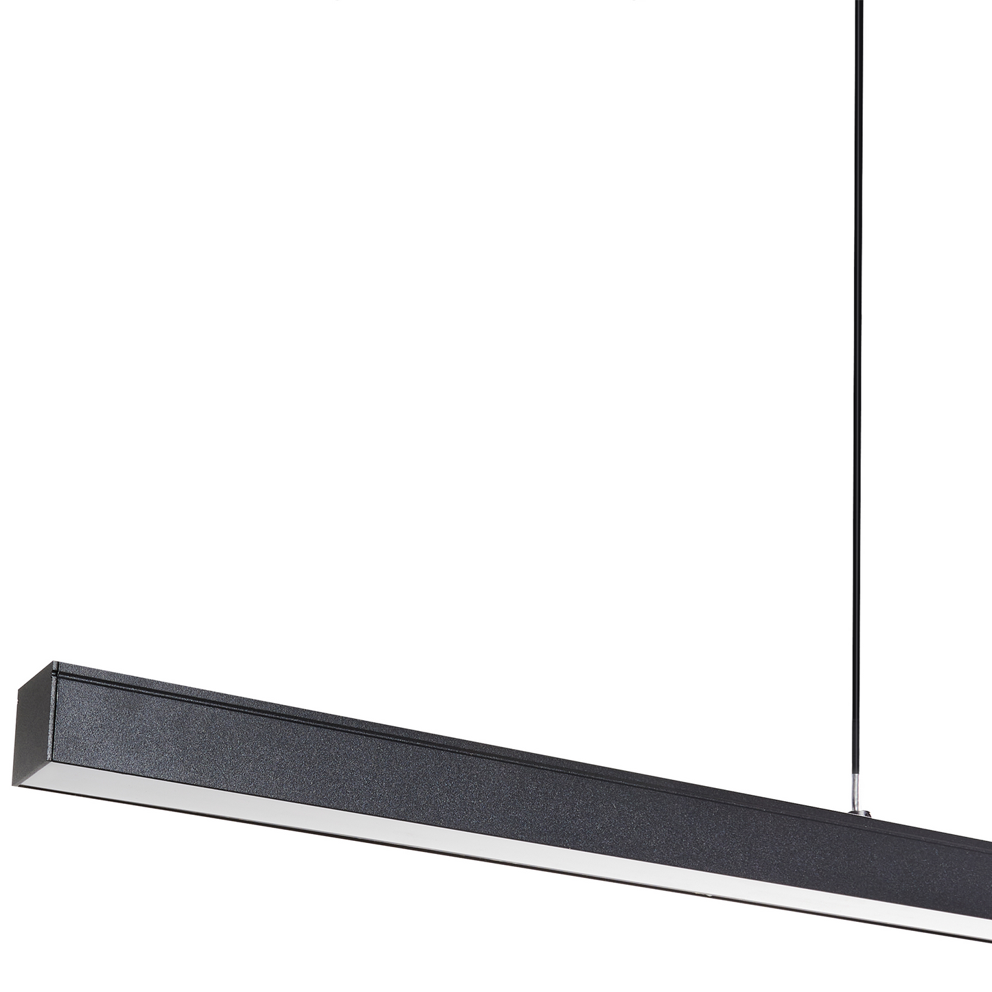 Pendant Lamp Black Aluminium With Remote LED Light