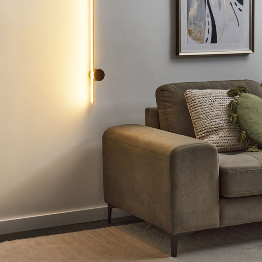 Wall Lamp Gold Aluminium Iron Base 90cm