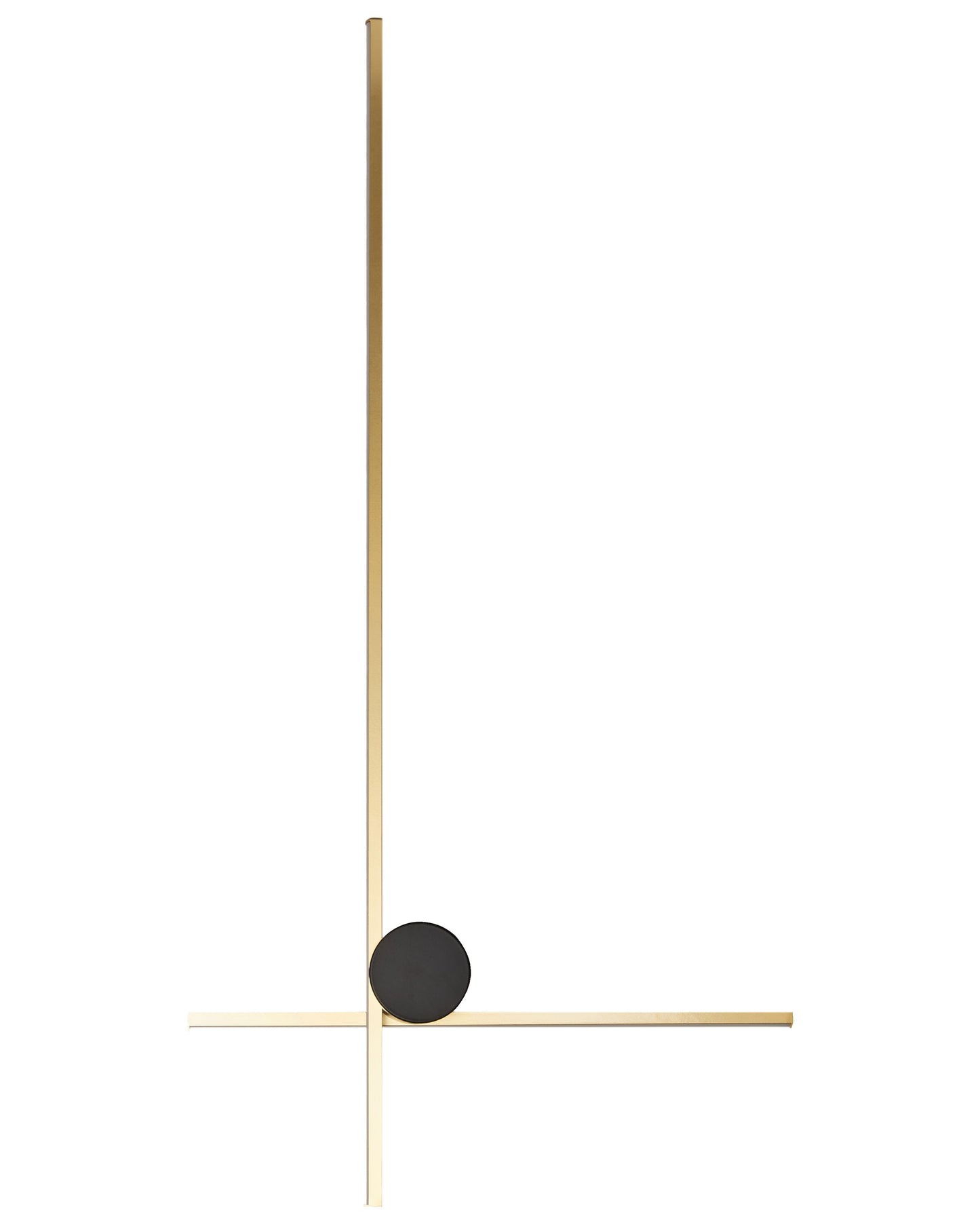 Wall Lamp Gold Aluminum Black Iron Base 90cm Modern Design For Bedroom And Living Room