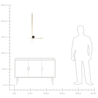 Wall Lamp Gold Aluminum Black Iron Base 90cm Modern Design For Bedroom And Living Room