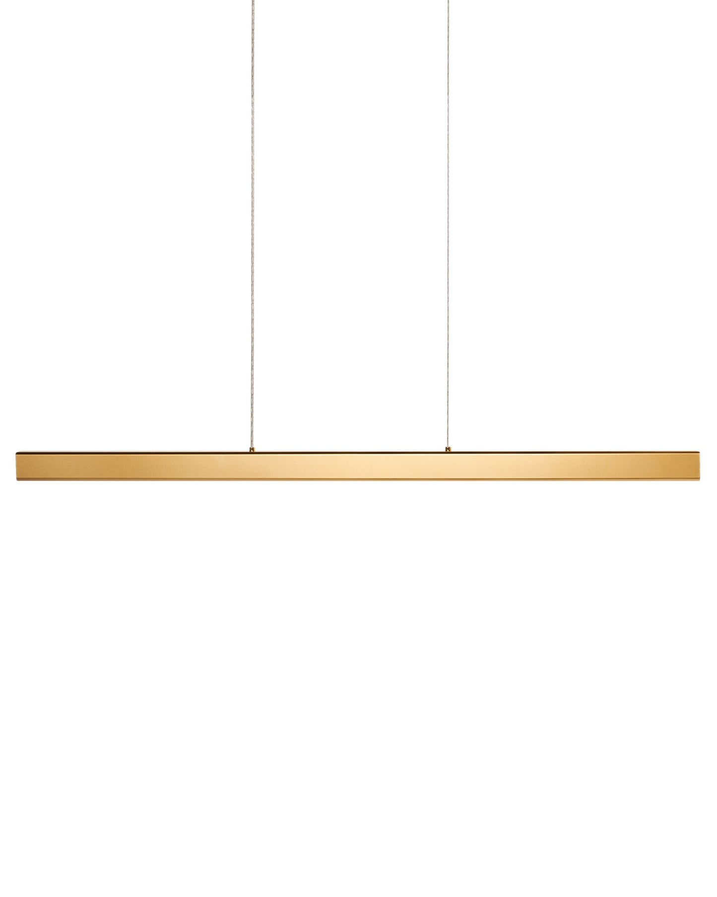Pendant Lamp Gold Aluminum Rubberwood Shade with Remote LED