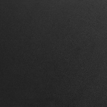 AeroLiving Modern Coffee Table Black MDF Top and Metal Base 50 cm