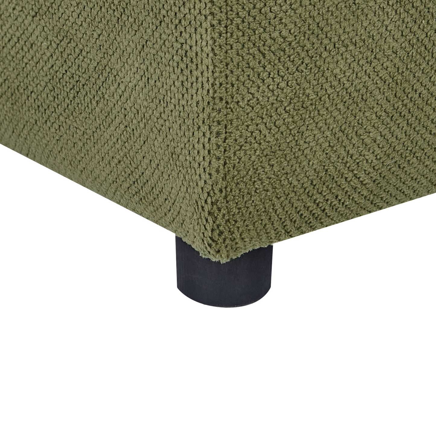 Element Modular Ottoman Footstool Brown Polyester Water Repellent
