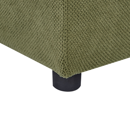 Element Modular Ottoman Footstool Brown Polyester Water Repellent
