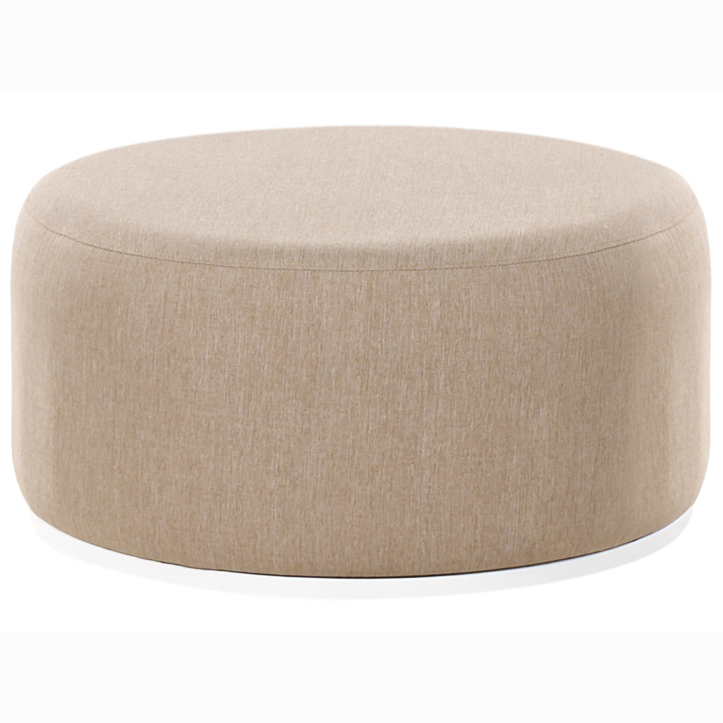4 Seater Garden Sofa Set Beige Upholstered With Ottoman