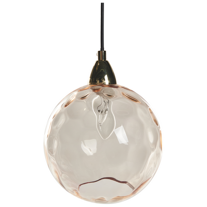 Pendant Lamp Multi Color Glass Shades Modern Glam Hanging Light For Living Room