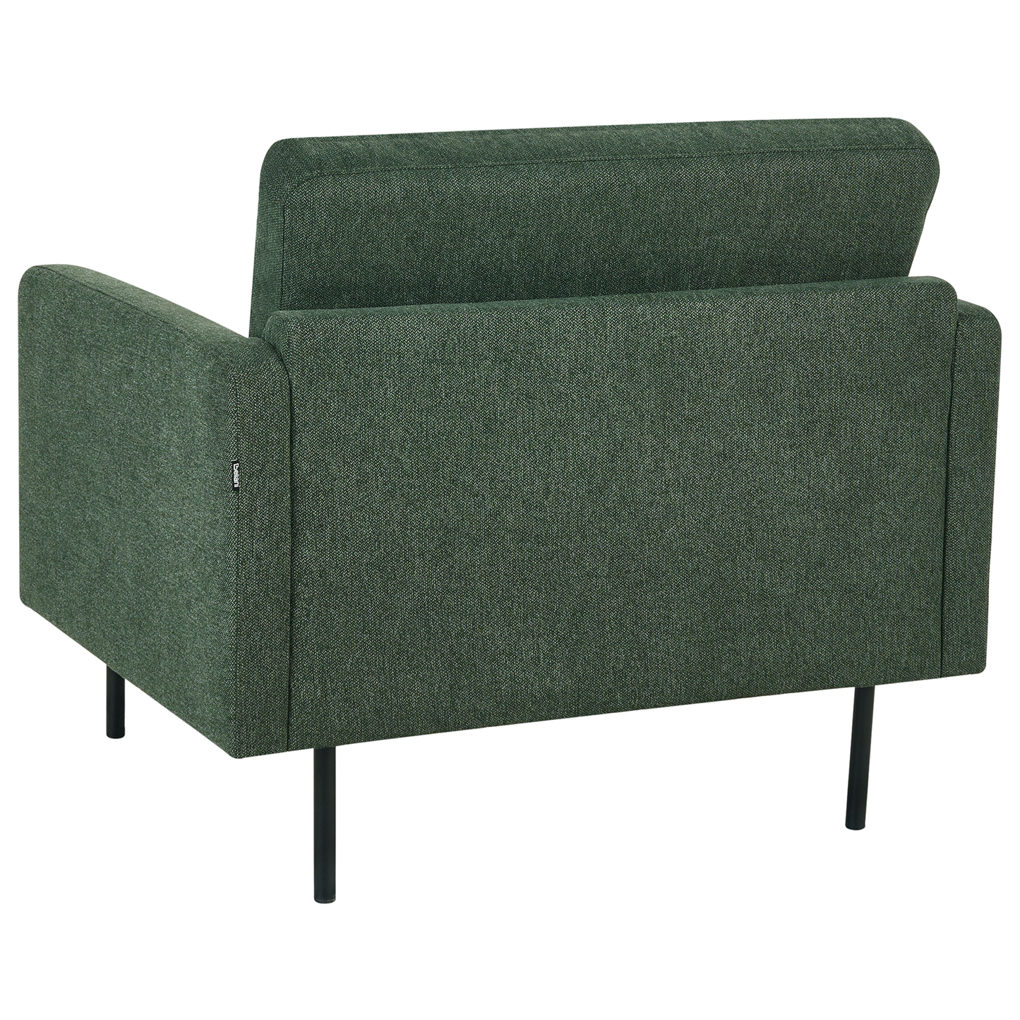 Modern Fabric 3 Seater Sofa Armchair Dark Green Water Repel