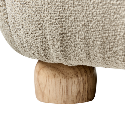 Koala Kids Armchair Bear Shape Taupe Upholstered