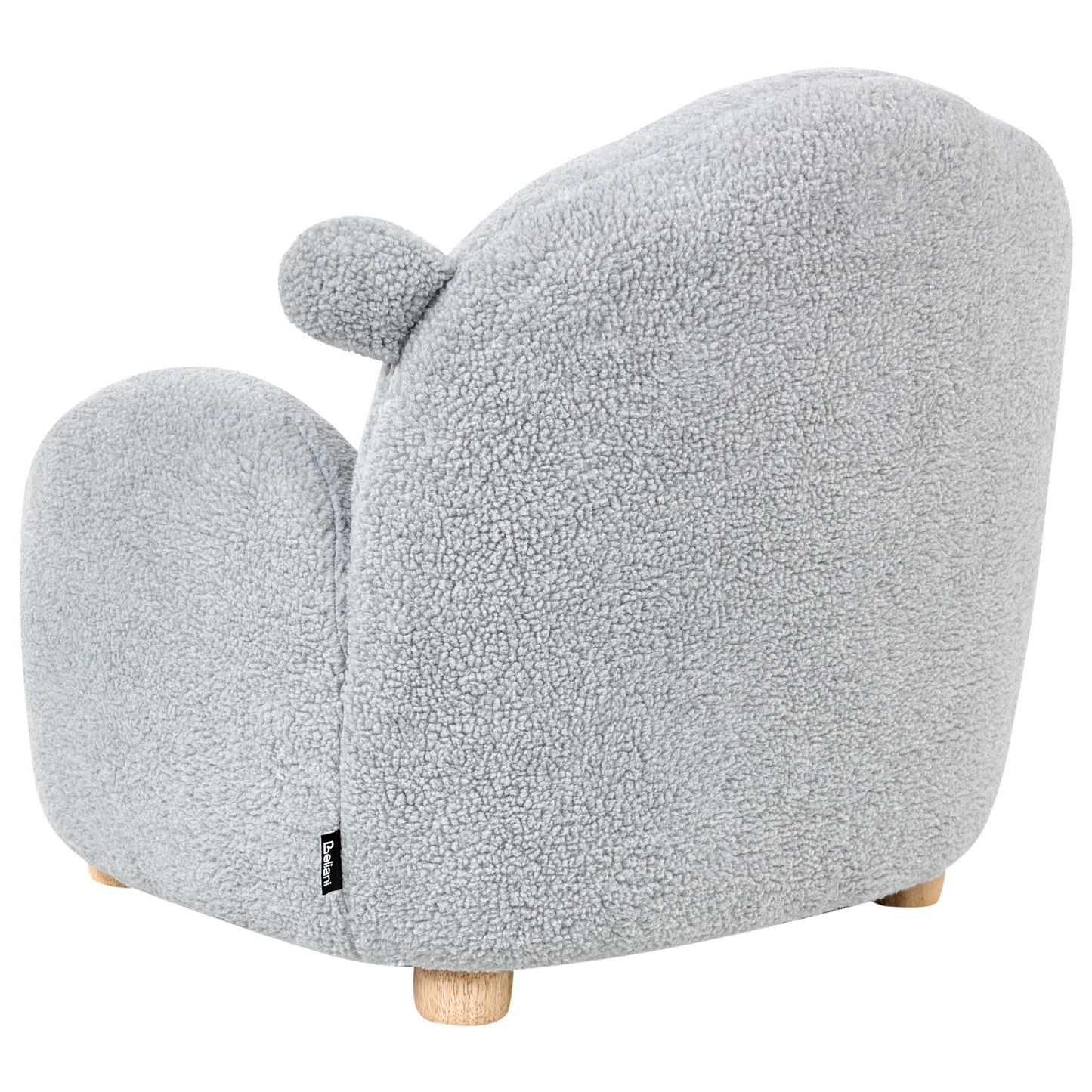 Kids Sheep Armchair Grey Upholstery Low Profile