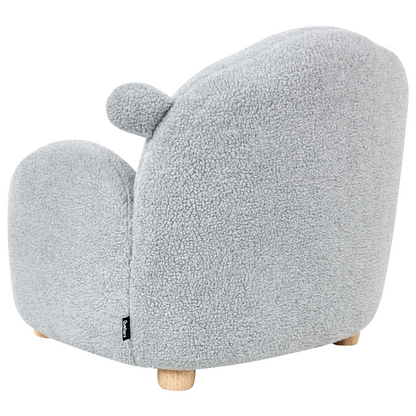 Kids Sheep Armchair Grey Upholstery Low Profile