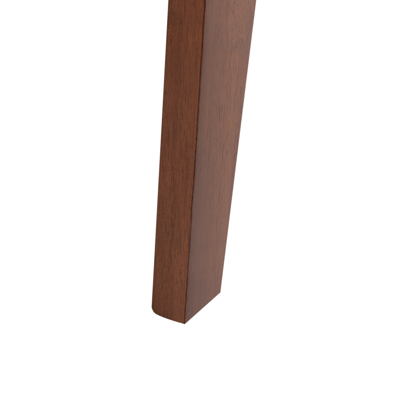 Set Of 2 Brown Rubber Wood Stools For Dining Room Kitchen With Retro Style