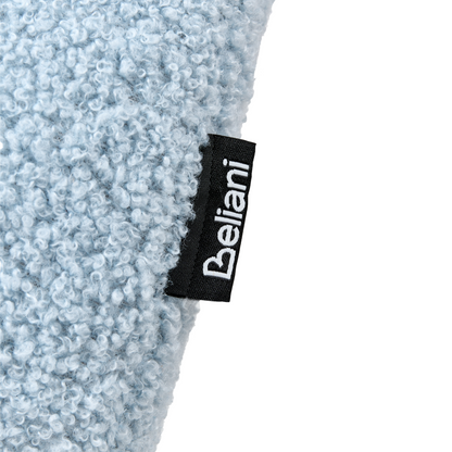 Kids Rocking Chair Light Blue Boucle Indoor