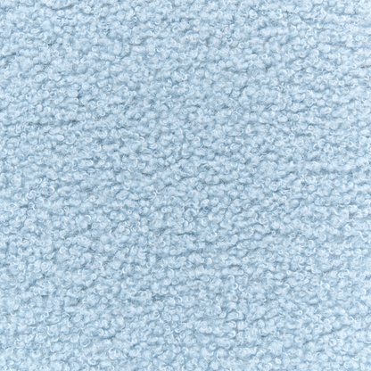 Kids Rocking Chair Light Blue Boucle Indoor
