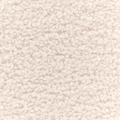 Kids Rocking Chair Beige Boucle With Cloud Armrests