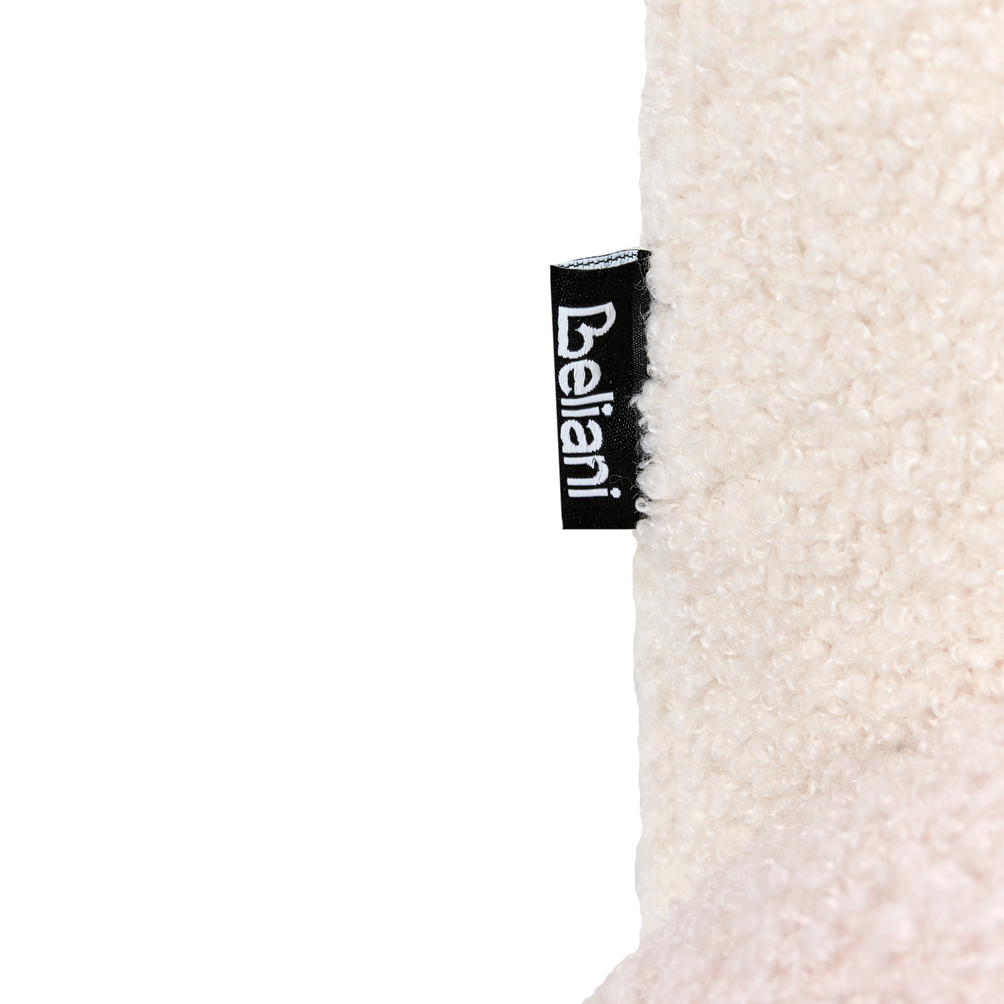 Kids Boucle Rocking Chair Pastel Pink Indoor