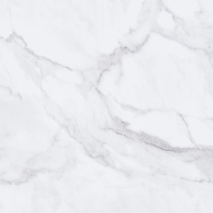 White Marble Effect Bathroom Wall Cabinet With Mirrored Cupboard
