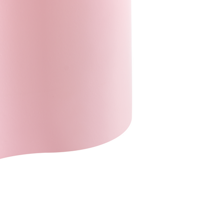 NovaHome Side Table Pastel Pink MDF Irregular Base 40x45 cm