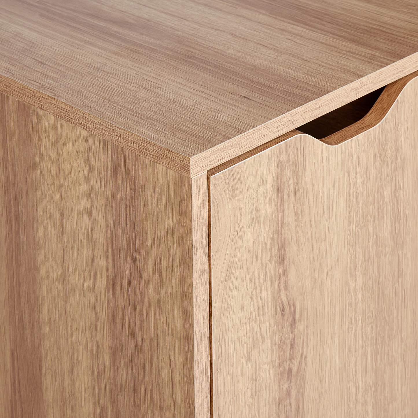 Washbasin Cabinet White MDP 60 x 80cm With Shelf