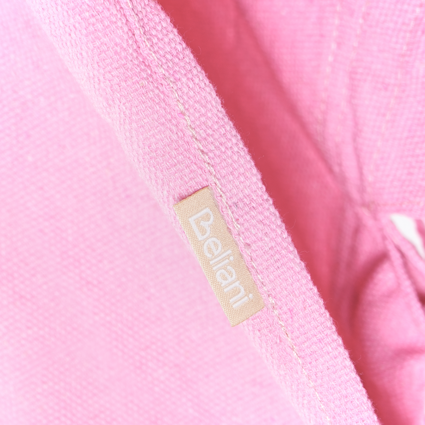 Hanging Hammock Chair Pink Cotton Polyester Indoor Outdoor