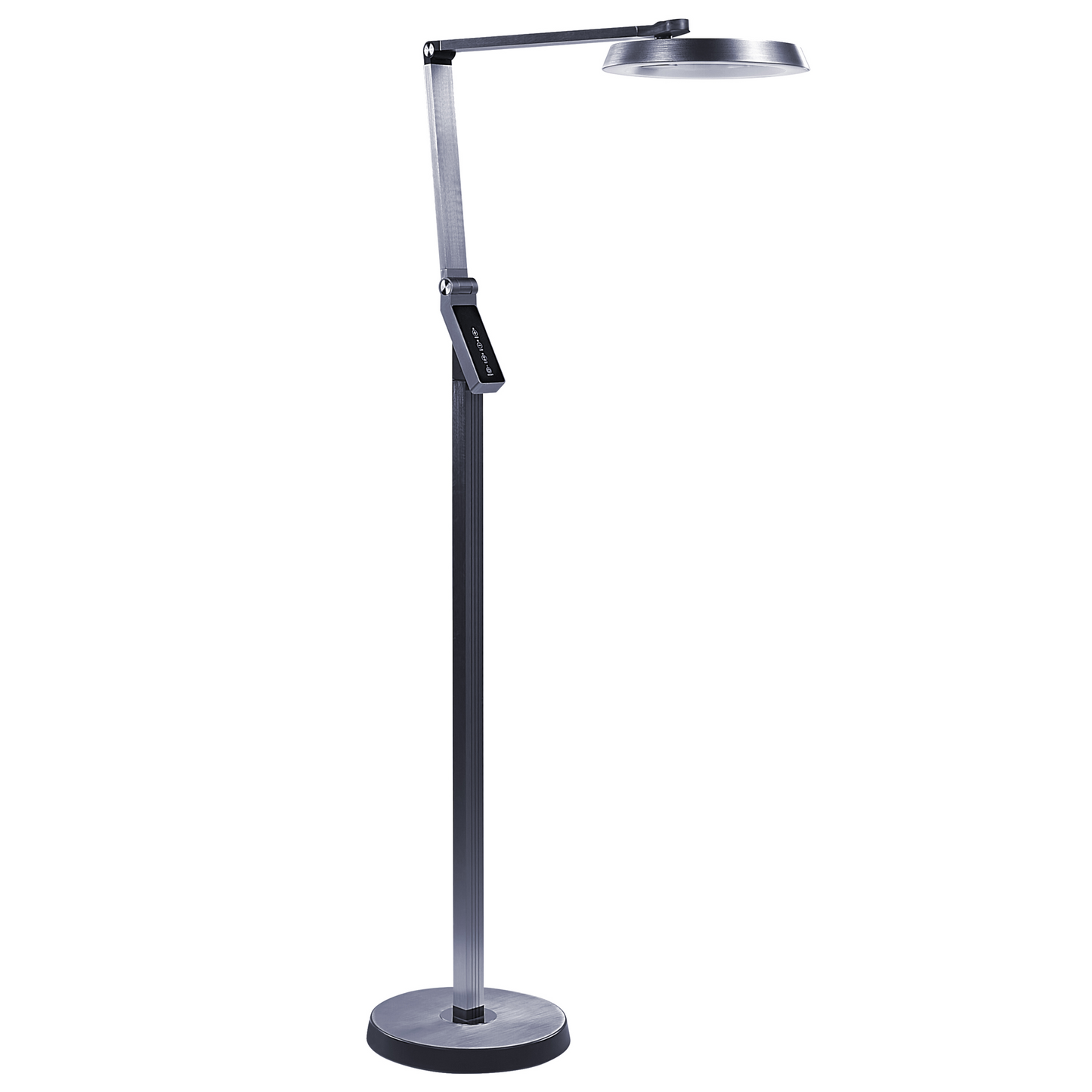Floor LED Lamp Dark Grey 170cm Dimmable Modern Home Office