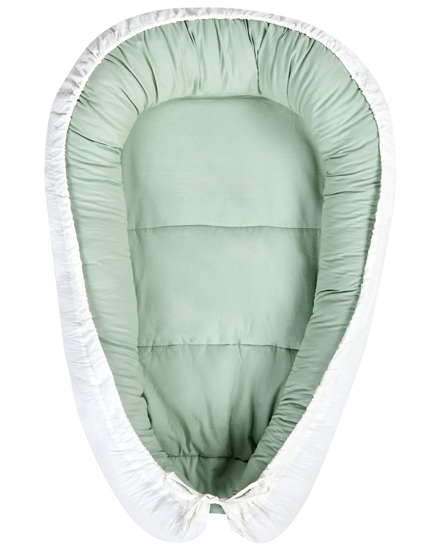 Reversible Cotton Baby Cocoon Light Green 55 x 90cm