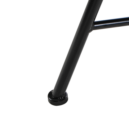 Iron Folding Black White Ceramic Tile Bistro Table