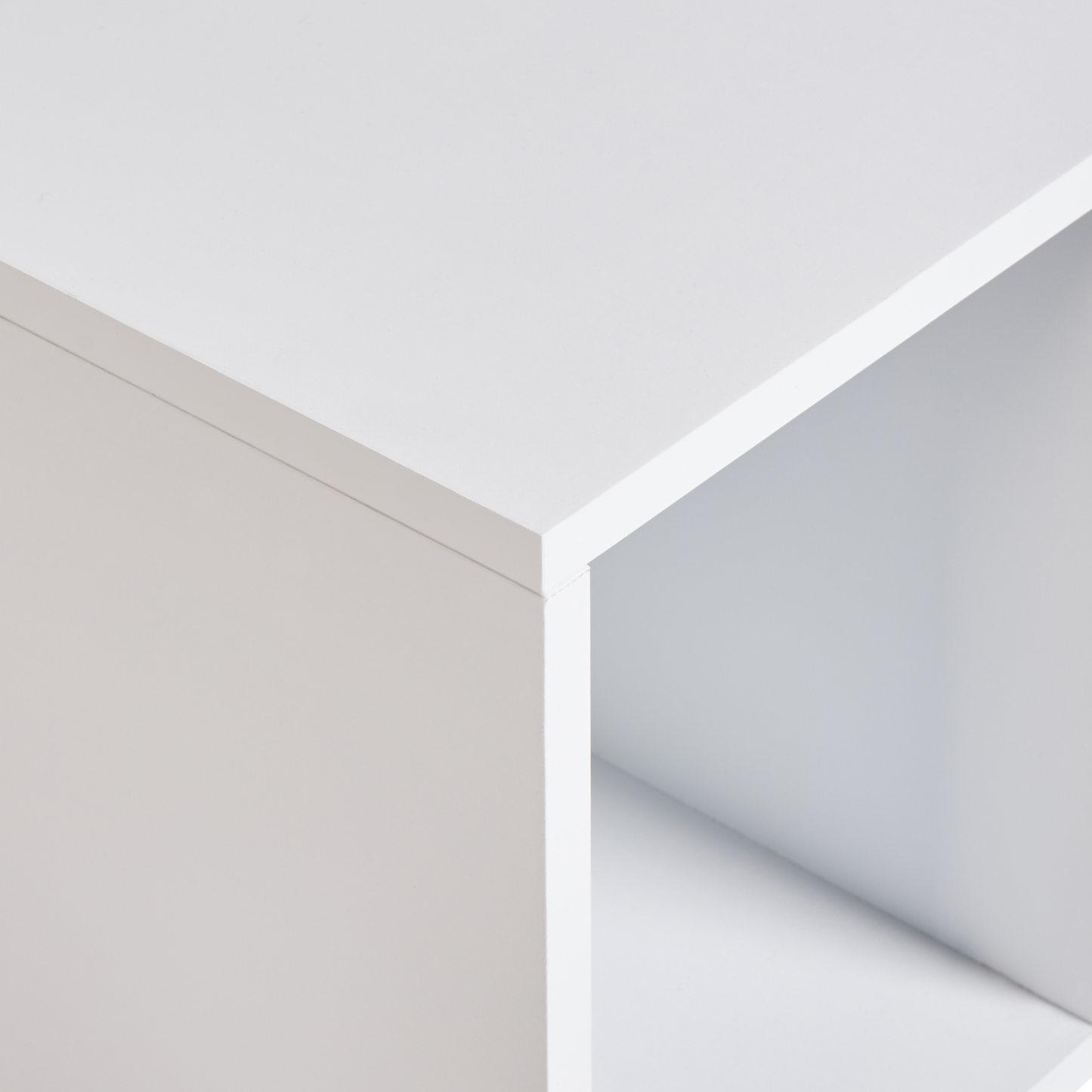 Wall Mounted Bathroom Cabinet White Marble MDP Body 80 x 40cm Fluted Front