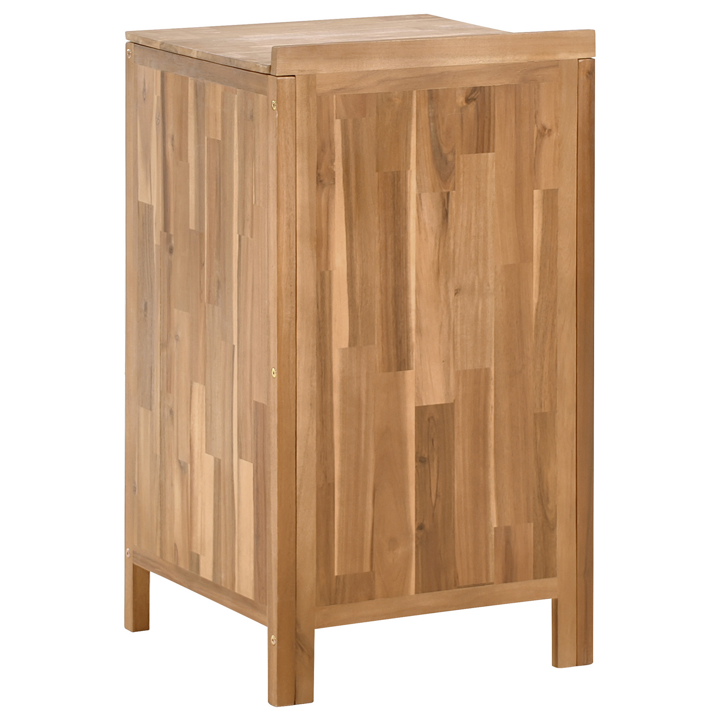 Acacia Outdoor Kitchen Cabinet Brown 2 Shelf Unit 50 x 50 x 90cm
