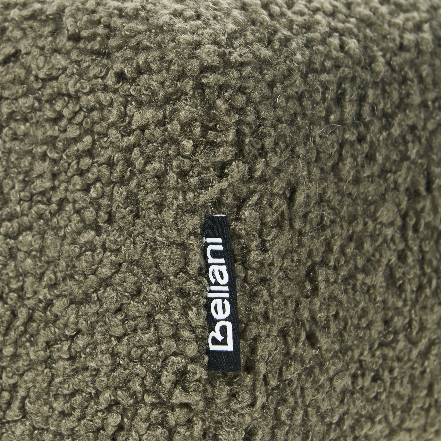 Boucle Bench Green And Light Brown Upholstered Wood Legs