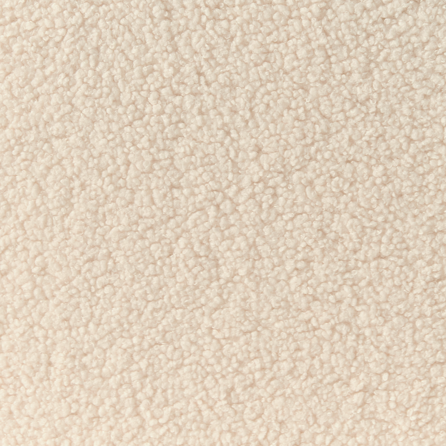 Boucle Bench Off White And Light Brown Wood Legs