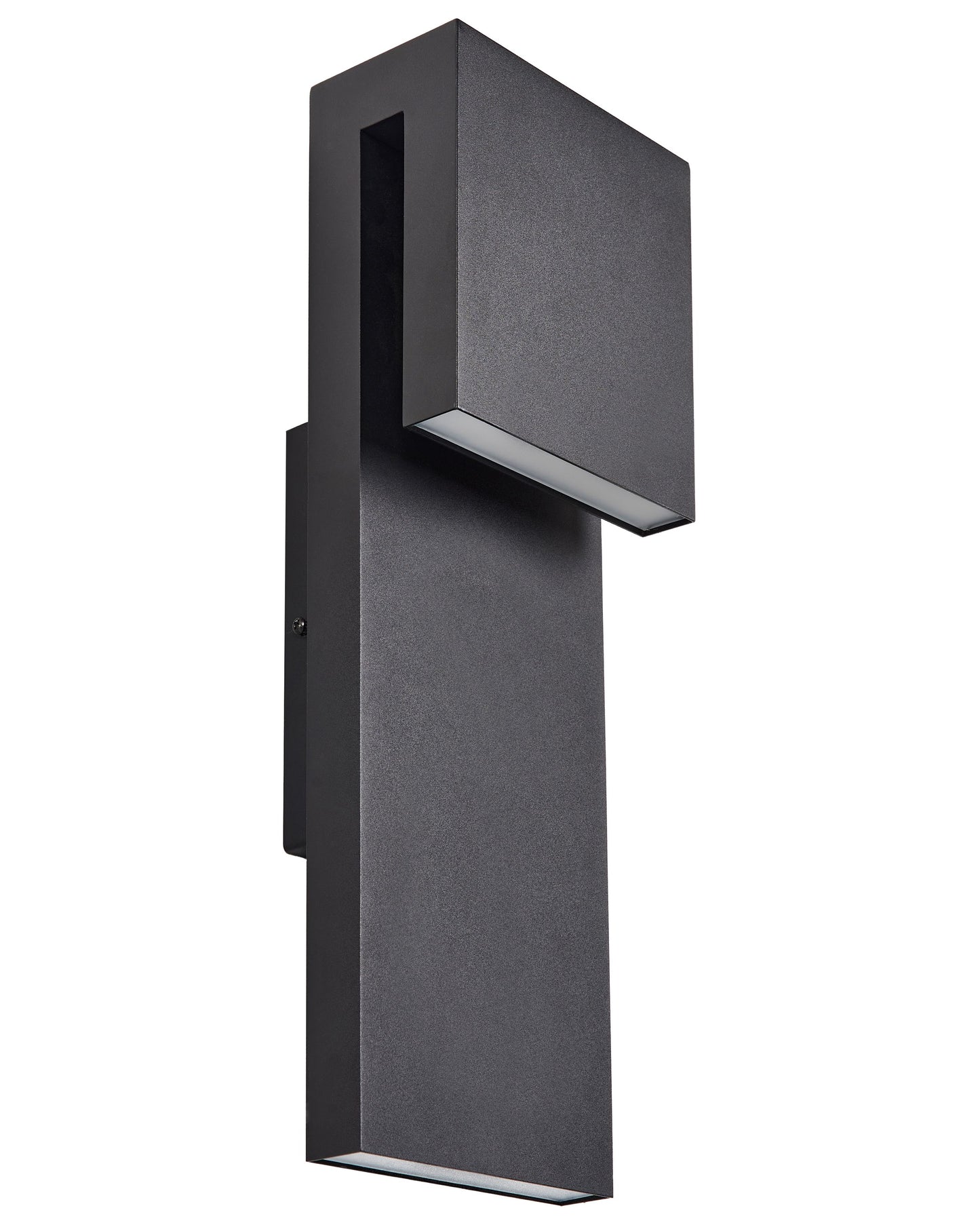 Outdoor LED Wall Light Black Matte Sconce IP44