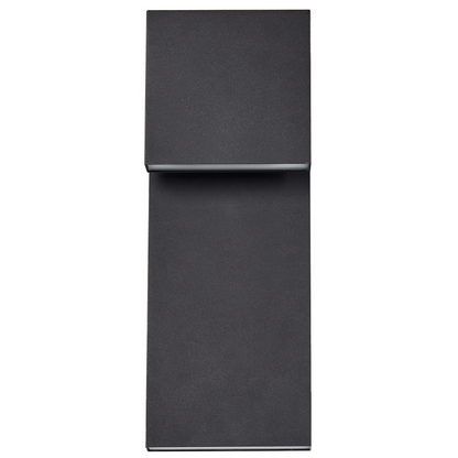 Outdoor LED Wall Light Black Matte Sconce IP44
