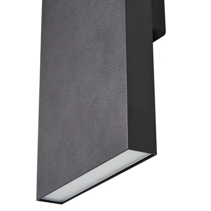 Outdoor LED Wall Light Black Matte Sconce IP44