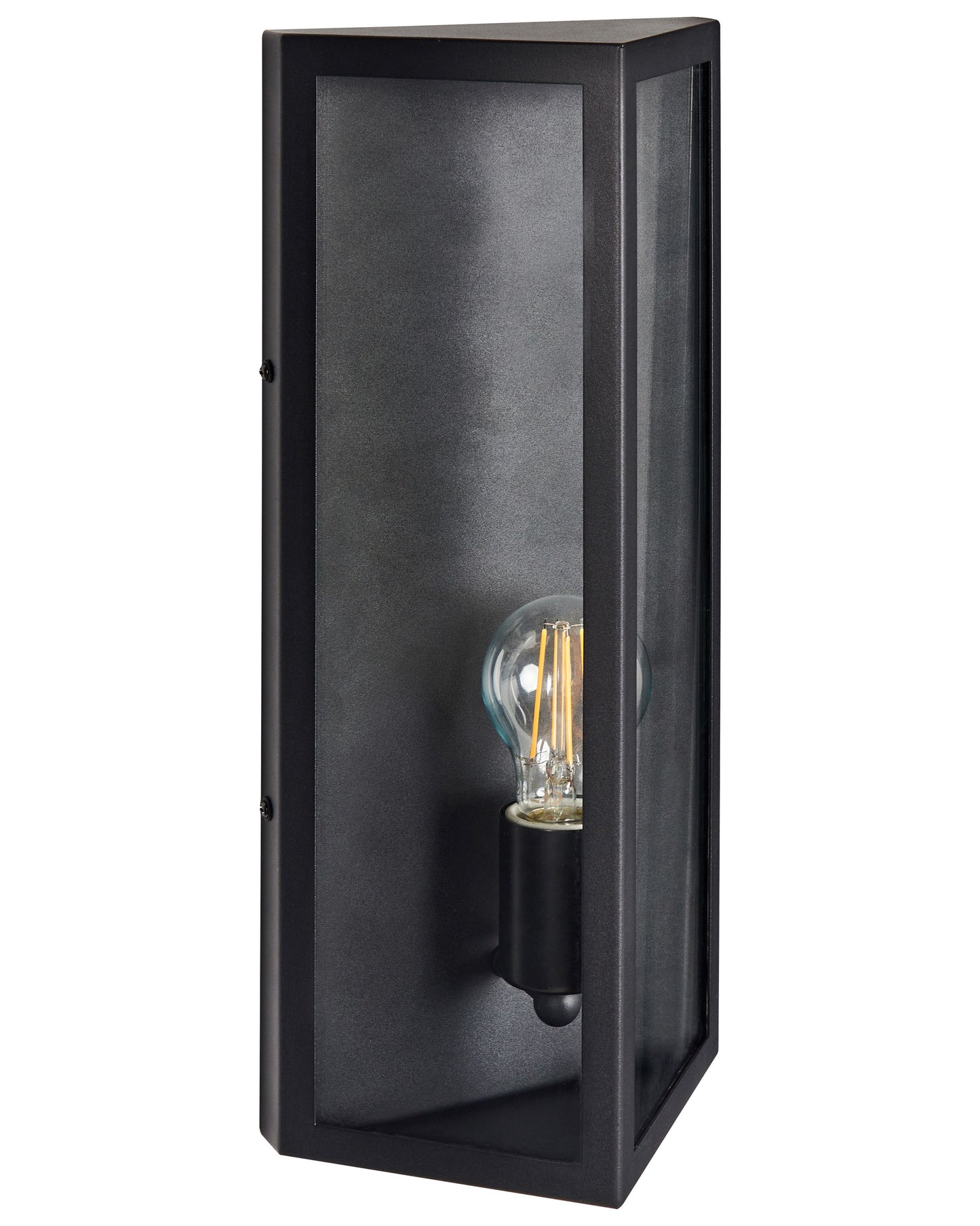 Matte Black Outdoor LED Wall Light Sconce IP44