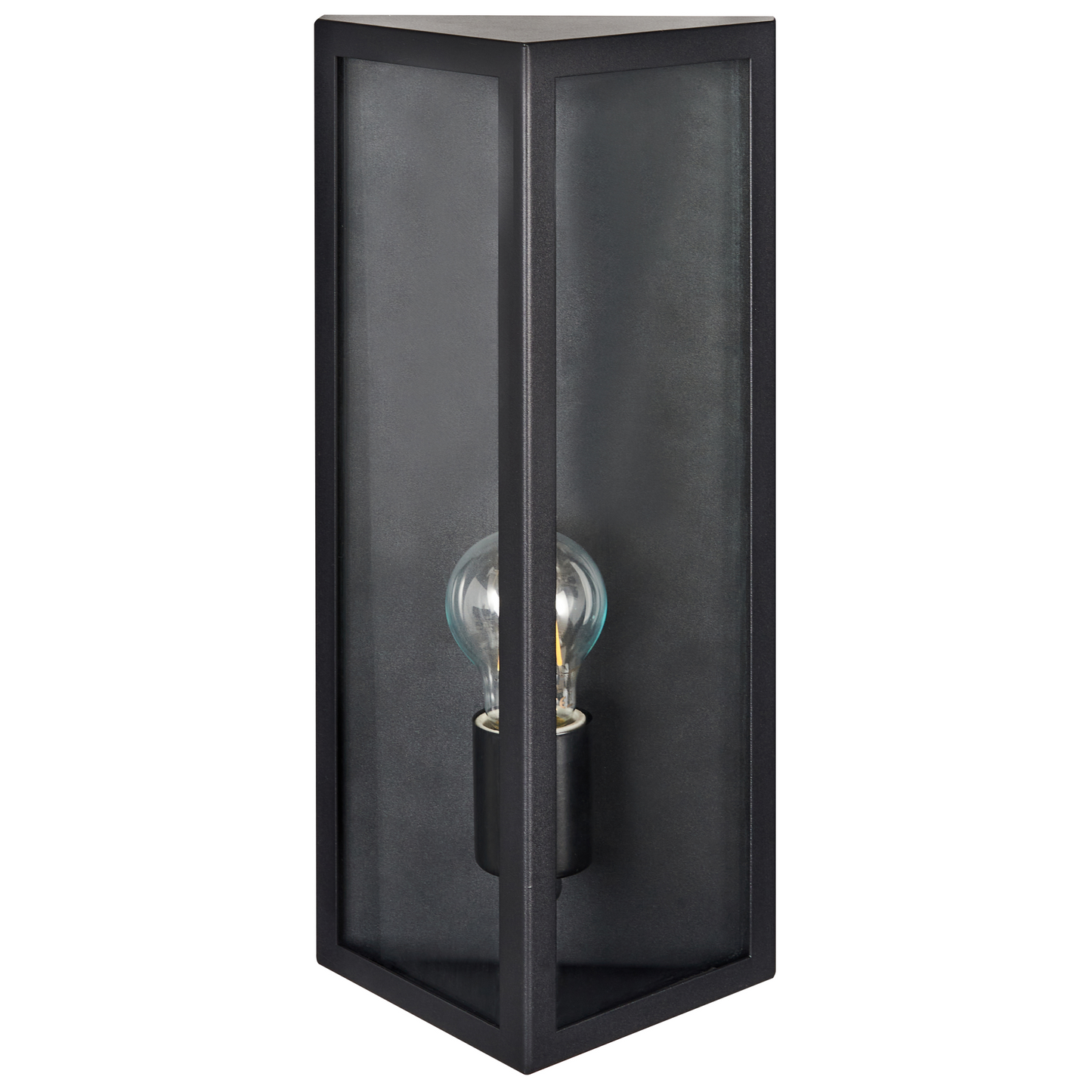 Matte Black Outdoor LED Wall Light Sconce IP44