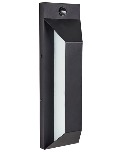 Wall Light Black Metal Sconce With Motion Sensor
