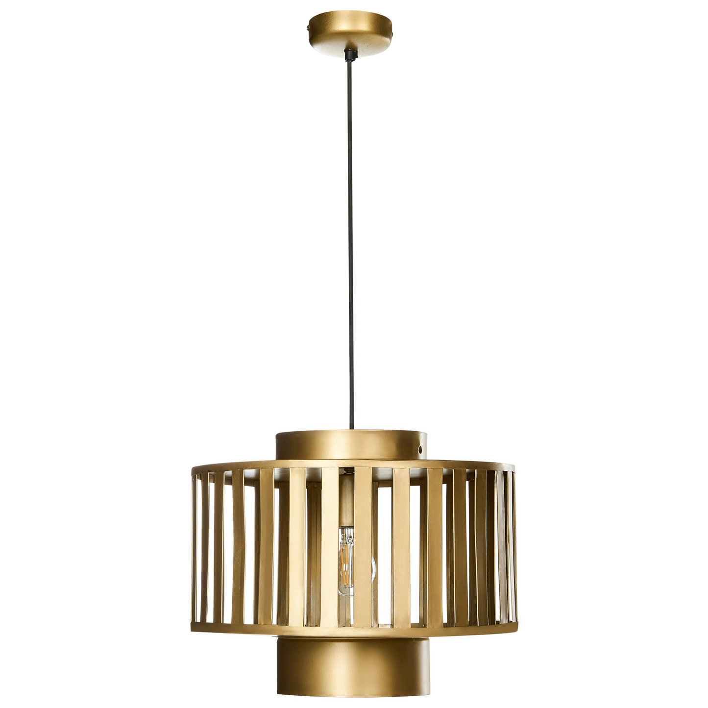 Pendant Lamp Openwork Cage Modern Ceiling Light