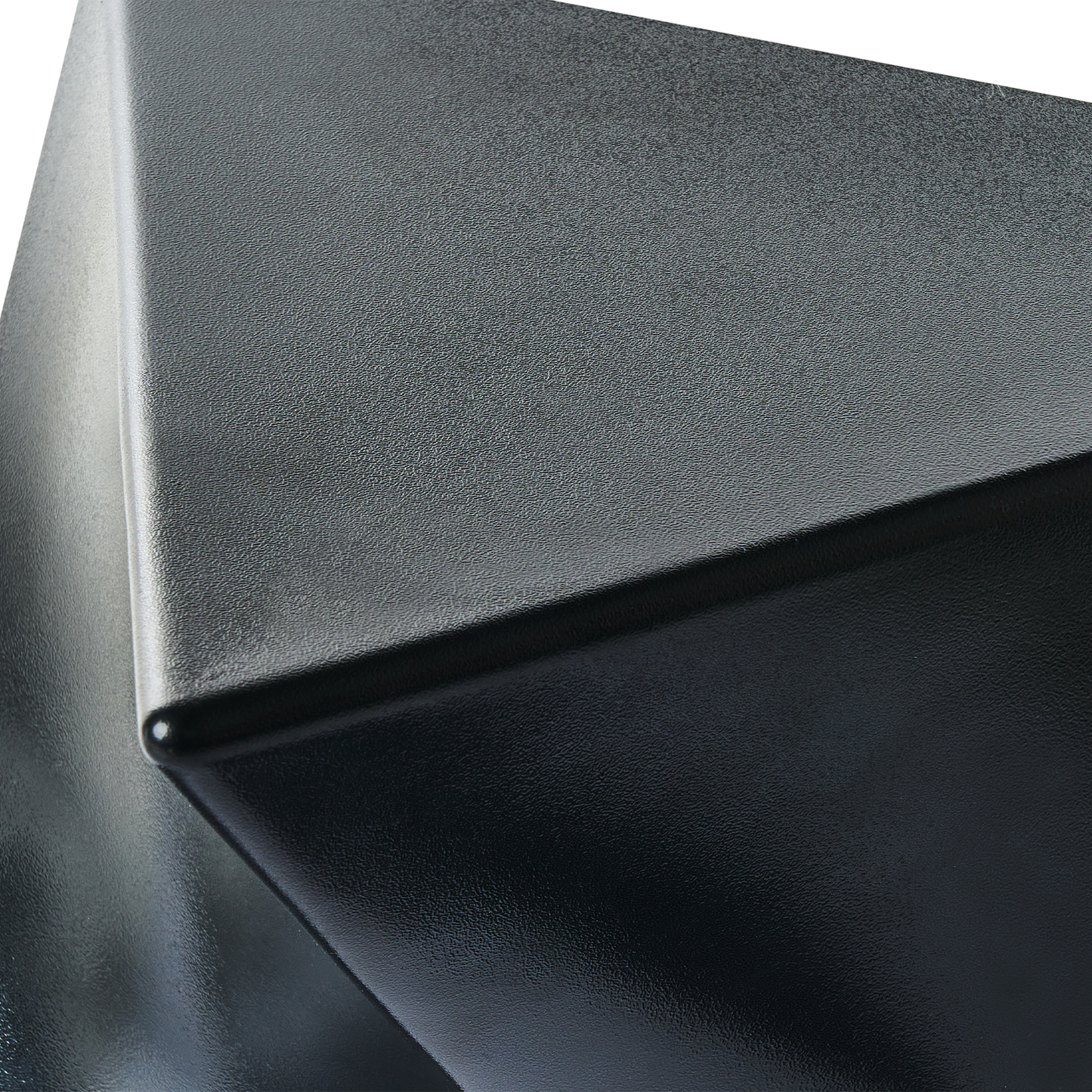 Triangular Black Side Table End Table Accent Piece