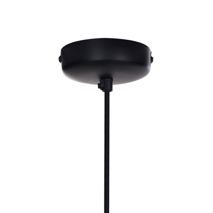 Pendant Lamp Light Brown Mango Wood Round Shade