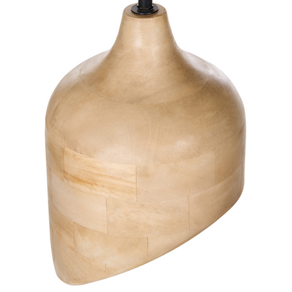 Co Pendant Lamp Light Brown Round Shade Sculptural Asymmetrical Design For Dining