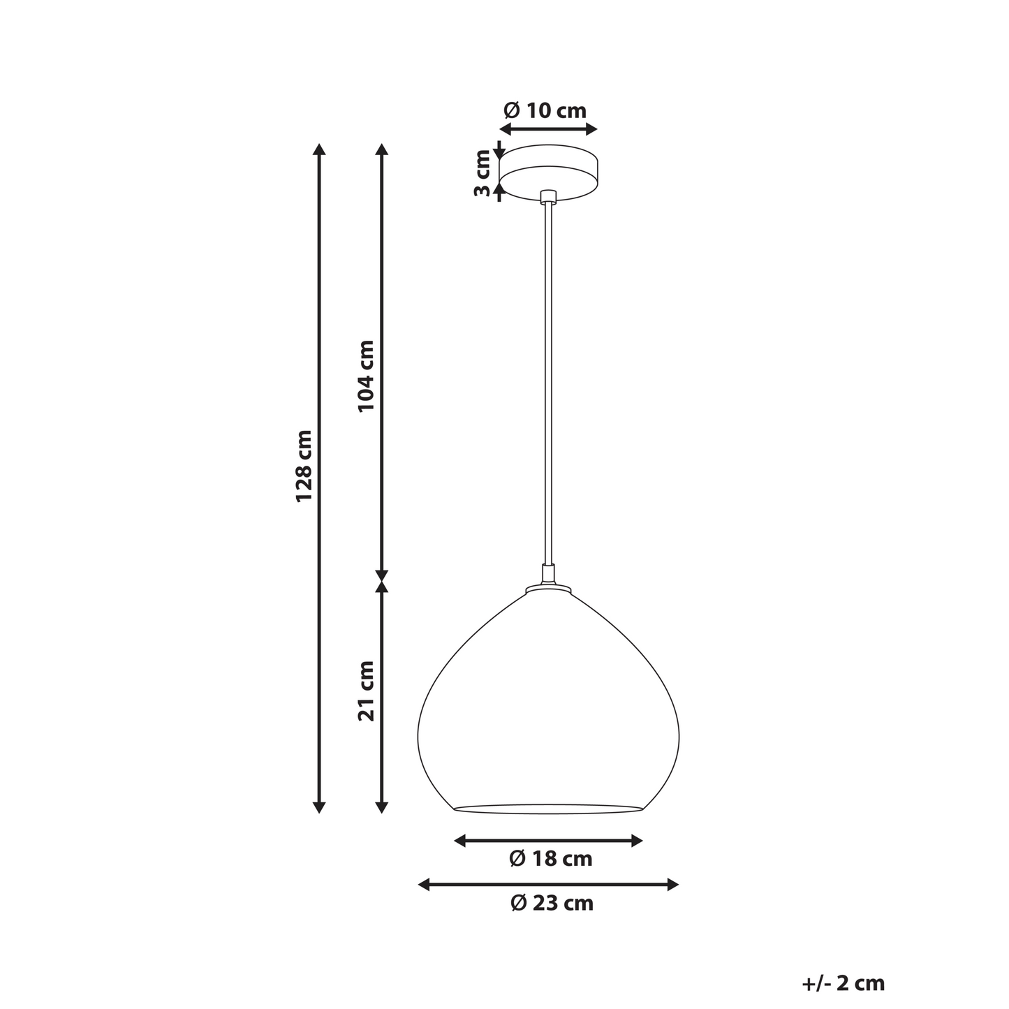 Mango Wood Co Pendant Lamp Dark Brown Round Shade Ceiling Light