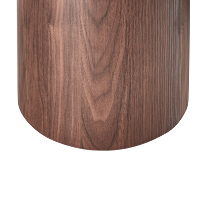 NovaCasa Kidney Shaped Coffee Table Dark Walnut Veneer 130 By 52 Cm Modern Living Room