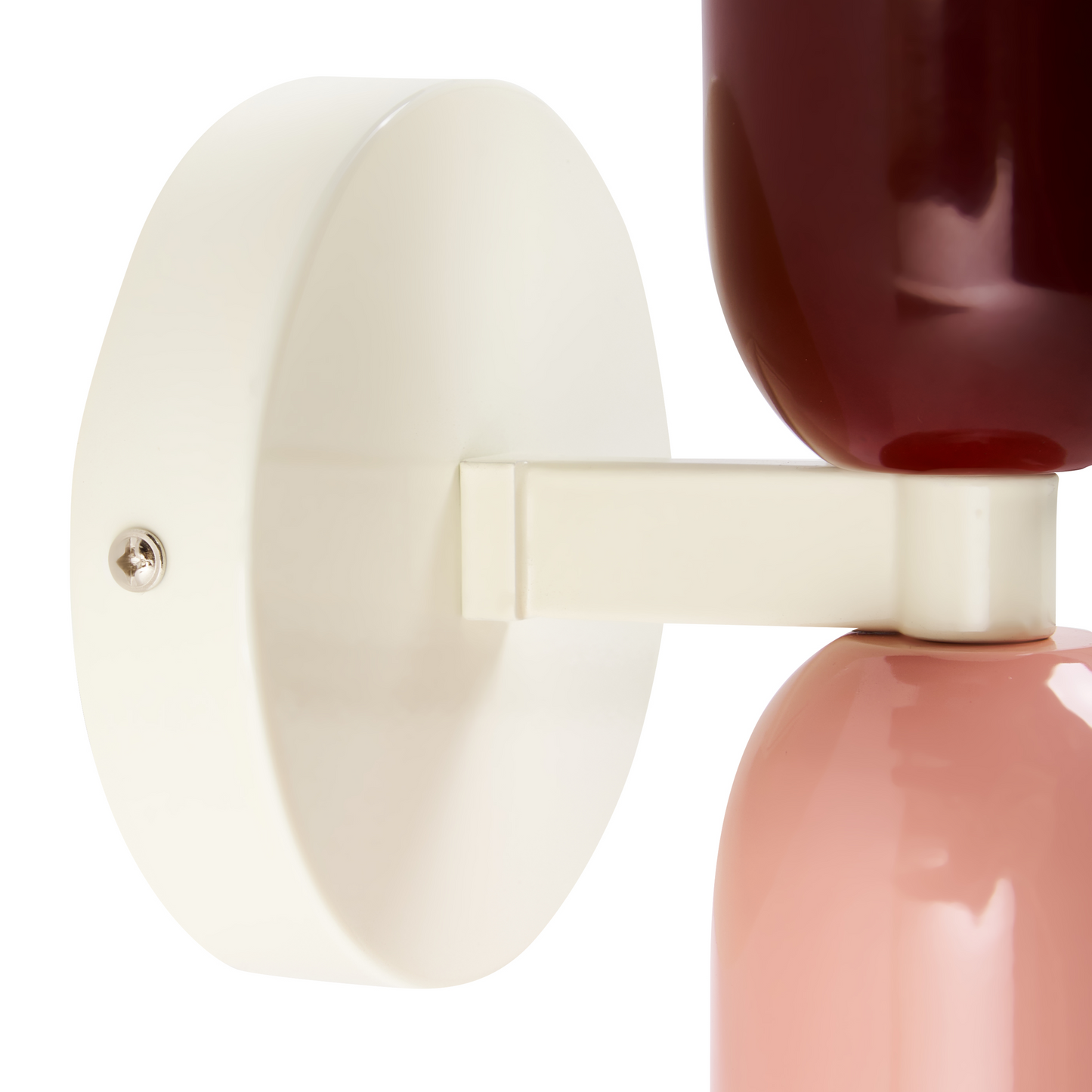 Set Of 2 Multicolor Up Down Metal Shades Wall Lamps