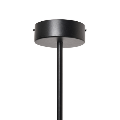 Black Metal Inbuilt LED Pendant Lamp Linear