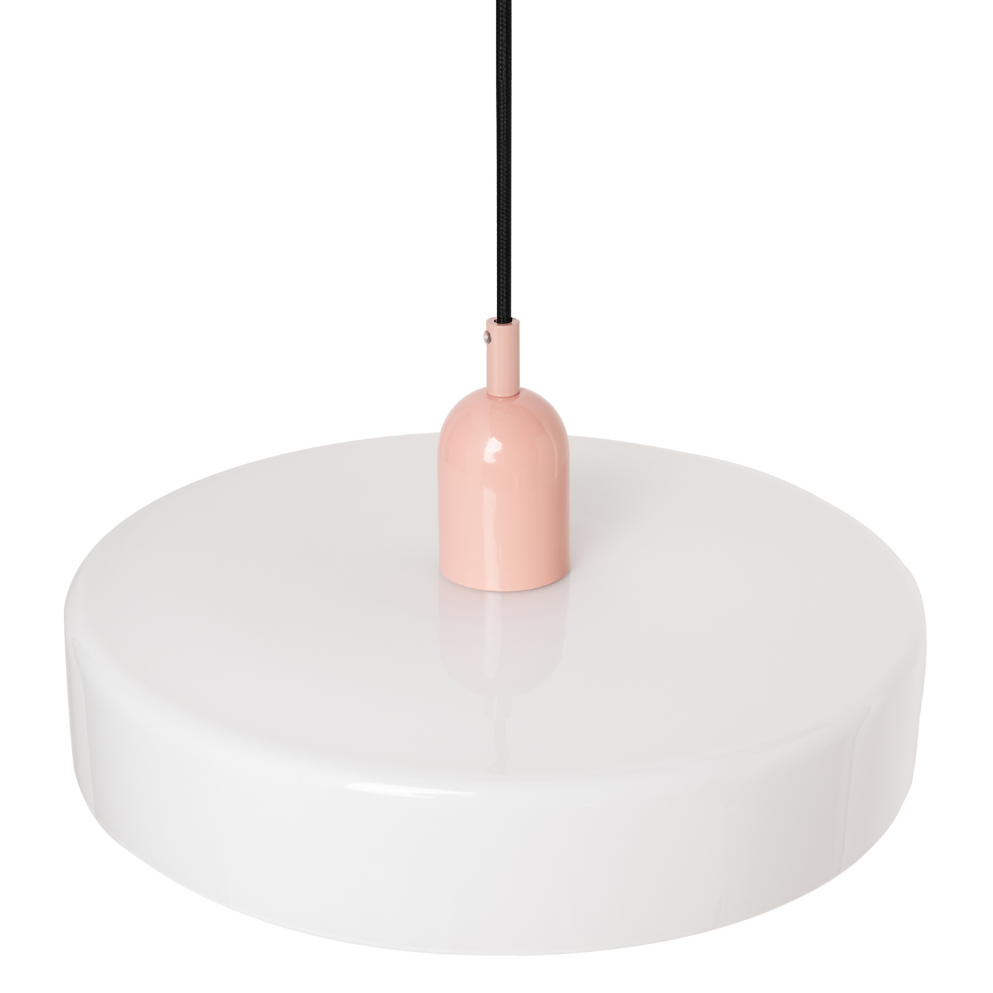 Pendant Lamp White Glass Shade With Inner Globe Spherical Glass Pendant Light For Hallways