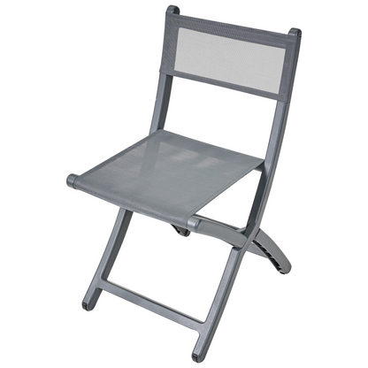 Dining Chairs Set Of 4 Dark Grey Plastic Garden Indoor Outdoor Stacking Armless Minimalist