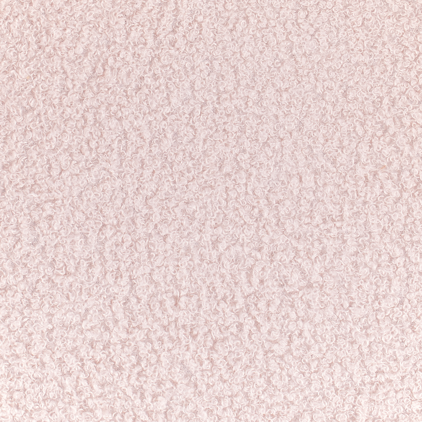 Kids Pastel Pink Boucl? Rocking Chair With Armrests