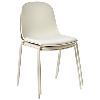 Modern Conference Chairs Set Of 2 Light Beige Polyester Seats